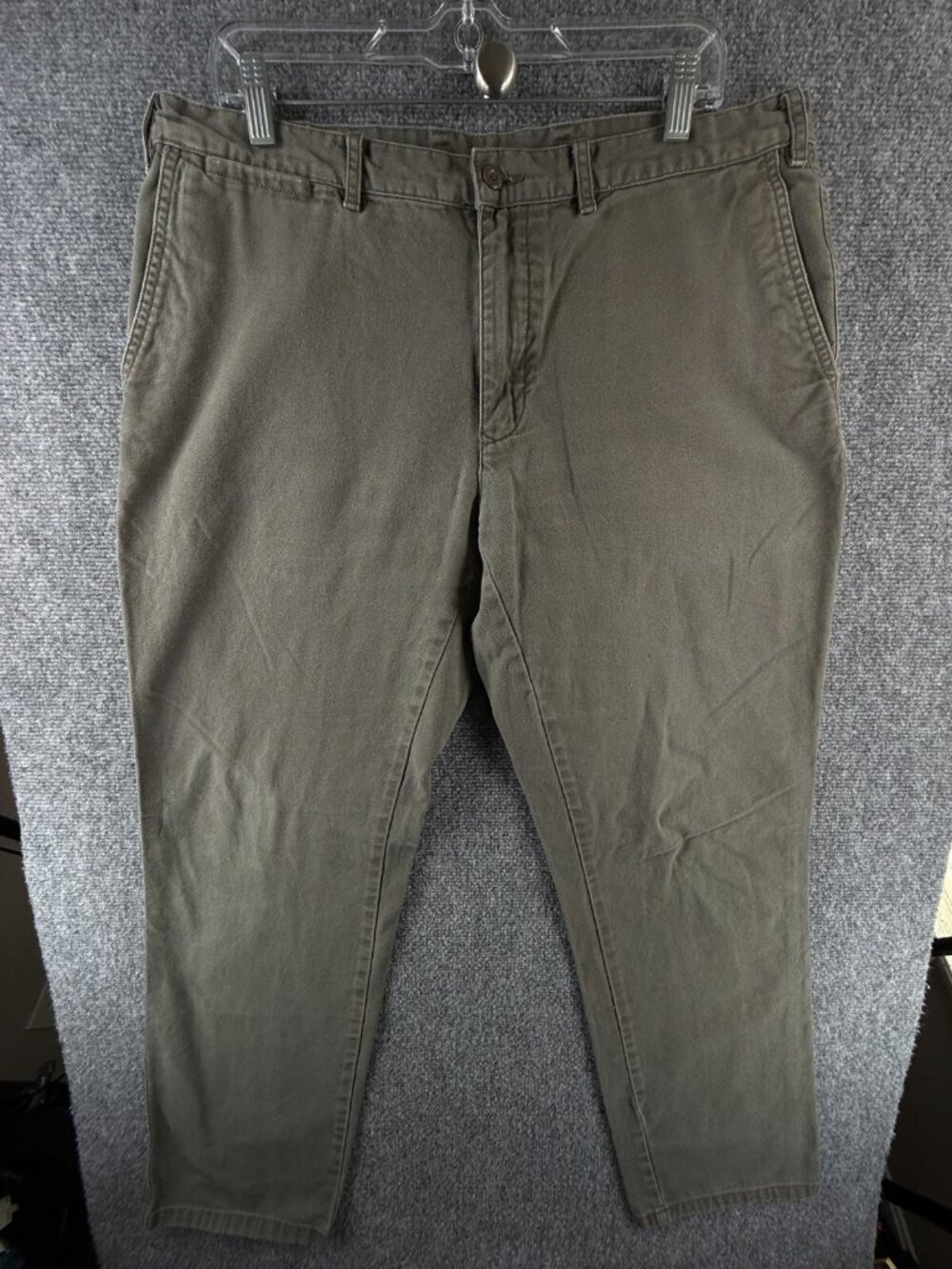 Patagonia Canvas Pants Gray Organic Cotton Straight Chino Outdoors ACTL 35X31